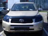 Дефлектор капота Toyota RAV4 (Тойота РАВ4) (2006-)/(2010-2013 длинная база) (темный.)