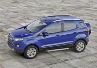 Пороги алюминиевые Rival "Bmw-Style" для Ford Ecosport 2014-