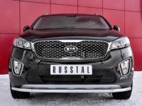 Защита переднего бампера d42 секции KIA SORENTO PRIME CRDI 2015-2018