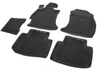 Автомобильные коврики Rival для Subaru Forester 5-дв. 2012-2018, полиуретан, с крепежом, с перемычкой, 5 шт., 15401001