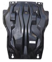 Композитная защита картера, АКПП и раздатки (из 2-ух частей, с сеткой) Toyota  Land Cruiser 150 Prado (2009 по наст.)