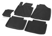 Автомобильные коврики Rival для Kia Cerato III седан 2013-2018/Cerato III Classic седан 2018-н.в., полиуретан, с крепежом, с перемычкой, 5 шт., 12802001