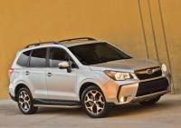 Пороги алюминиевые Rival "Premium" для Subaru Forester 2013-2015-
