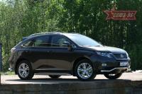 Защита переднего бампера d 60 одинарная  Lexus RX III 450H (2009-2012)
