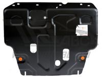 Защита Альфеко для картера двигателя и кпп Nissan Tiida (Ниссан Тиида) (V-все, 2007-2015-)