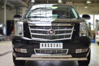 Защита переднего бампера d75х42 (дуга) d75х42 (дуга) CADILLAC Escalade 2007-2015