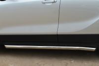 Пороги труба d63 (вариант 1) OPEL MOKKA 2013-