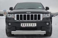 Защита переднего бампера d76/42 (дуга) JEEP Grand Cherokee 2012