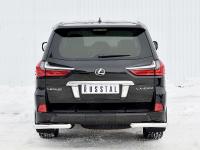 Защита заднего бампера уголки d63 секции LEXUS LX450d-LX570 2015 (кроме F-Sport)