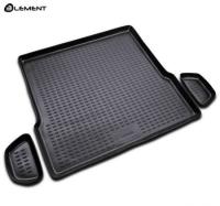 Автомобильный коврик element в багажник RENAULT Logan (I) 2004-2015, (седан со вставками) 3 шт.