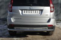 Защита заднего бампера d63 (секции) GREAT WALL Hover H3 2014-