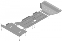 Защита стальная 2мм, Двигателя, Переднего дифференциала, КПП, Радиатора, Разд. Коробки, Мотодор Dodge Ram 1500 2009-2018