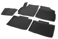 Автомобильные коврики Rival для Chery Tiggo 5 5-дв. 2014-н.в., полиуретан, с крепежом, с перемычкой, 5 шт., 10901001