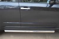 Пороги труба d63 (1 вариант) SUBARU Forester 2008-2012