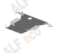 Защита Альфеко для картера двигателя и кпп Honda Partner, V-1,3;1,5;1,6 (1996-2005)