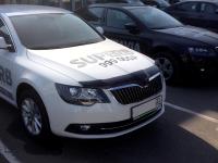 Дефлектор капота Skoda Superb (2014-) темный