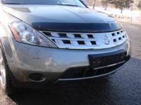 Дефлектор капота Nissan Murano (2004-2007) (темный)