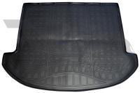 Автомобильный коврик багажника Норпласт для Hyundai Santa Fe (Хёндай Санта Фе) (DM) (7 мест) (2012- / 2015-), полиуретановый