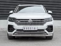 Защита переднего бампера d63 секции-d42 дуга VOLKSWAGEN TOUAREG 2018-