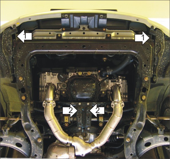 Фото Защита Motodor для картера Subaru Impreza (1993-2002)