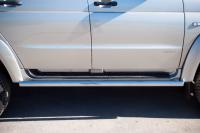 Пороги труба d63 (вариант 3) UAZ Patriot 2005-2013