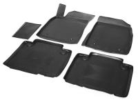 Автомобильные коврики Rival для Geely Emgrand X7 5-дв. 2013-н.в., полиуретан, с крепежом, с перемычкой, 5 шт., 11902001