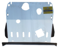 Защита двигателя и КПП, алюминиевая Мотодор Nissan X-Trail  2007-2014