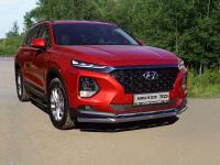 Защита передняя нижняя 60,3 мм для Hyundai Santa Fe (TM) 2018-