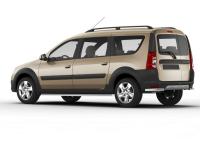 Защита порогов d42 Lada Largus Cross 2014-