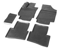 Автомобильные коврики Rival для Hyundai Creta 5-дв. 2016-н.в., полиуретан, с крепежом, с перемычкой, 5 шт., 12310001