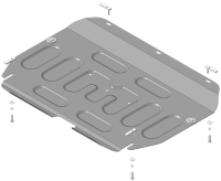 Защита стальная Мотодор Jac J7 2020-