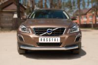 Защита переднего бампера d63 (секции) Volvo XC60 2008-2013