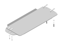 Защита алюминиевая Мотодор Infiniti FX 50 2008-2014