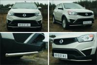 Защита переднего бампера d42 (секции) SSANG YONG ACTYON 2014-