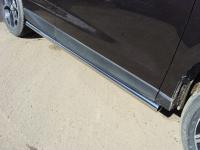 Пороги труба 60,3 мм для Subaru Forester (SJ) 2016-2017