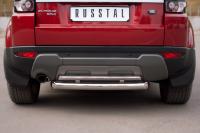 Защита заднего бампера d76_42 (дуга) LAND ROVER Range Rover Evoque Prestige u Pure 2011-2017