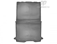 Автомобильный коврик багажника Норпласт для Renault Dokker (2012) (фургон), полиуретановый