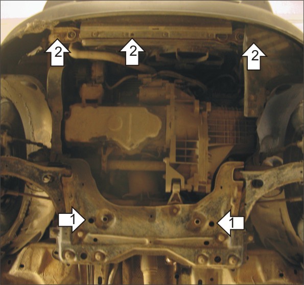 Фото Защита Motodor для картера и КПП Ford Connect (2002 по наст.)