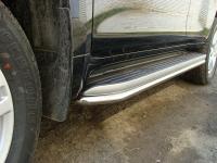 Защита порогов 42,4 мм для Toyota Land Cruiser 150 Prado 2009-2013