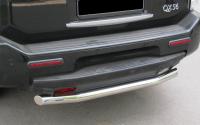 Защита заднего бампера d76(секции) INFINITI QX 56 2004-2009
