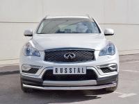 Защита переднего бампера d63 секция INFINITI QX 50 2016-2018