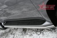 Защита штатных порогов d 60 Toyota LC 200 2013-