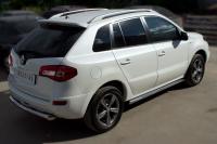 Пороги труба d63 (вариант 3) RENAULT Koleos 2012-2016