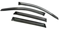 Дефлекторы боковых окон Nissan Qashqai (Ниссан Кашкай) (2013-) (4шт.) (темн.)