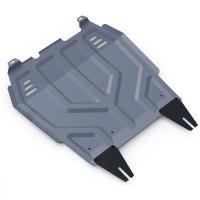 Защита картера и КПП Rival для Citroen C-Crosser 2007-2013, алюминий 4 мм, с крепежом, 333.4037.1