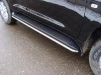 Защита порогов 42,4 мм для Toyota Land Cruiser 200 2007-2015