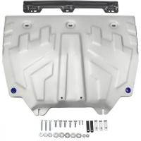 Защита картера и КПП Rival (увеличенная) для Mazda CX-9 2017-н.в., алюминий 4 мм, с крепежом, 333.3817.1