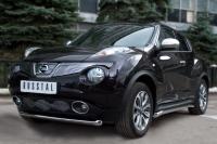 Защита порогов d63 NISSAN Juke 4х4 2010-2014
