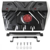 Защита радиатора АвтоБроня (часть 1) для Toyota Land Cruiser 150 Prado 2009-2013 2013-2017 2017-н.в.