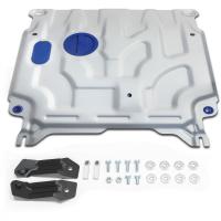 Защита картера и КПП Rival для Kia Rio седан, хэтчбек X-Lin 2017-н.в., алюминий 3 мм, с крепежом, 333.2369.1